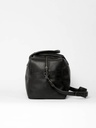 Sac Weekend en cuir noir