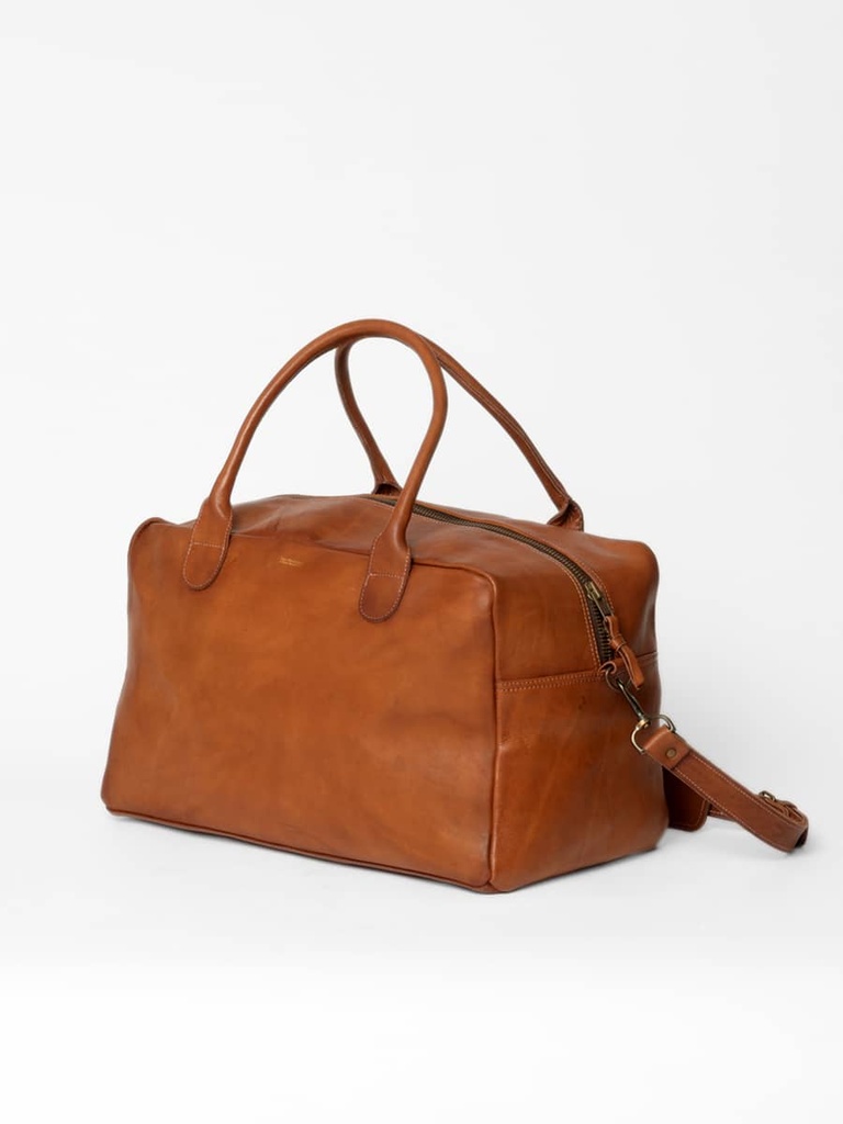 Sac Weekend Cognac en cuir