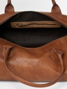 Sac de sport en cuir Cognac