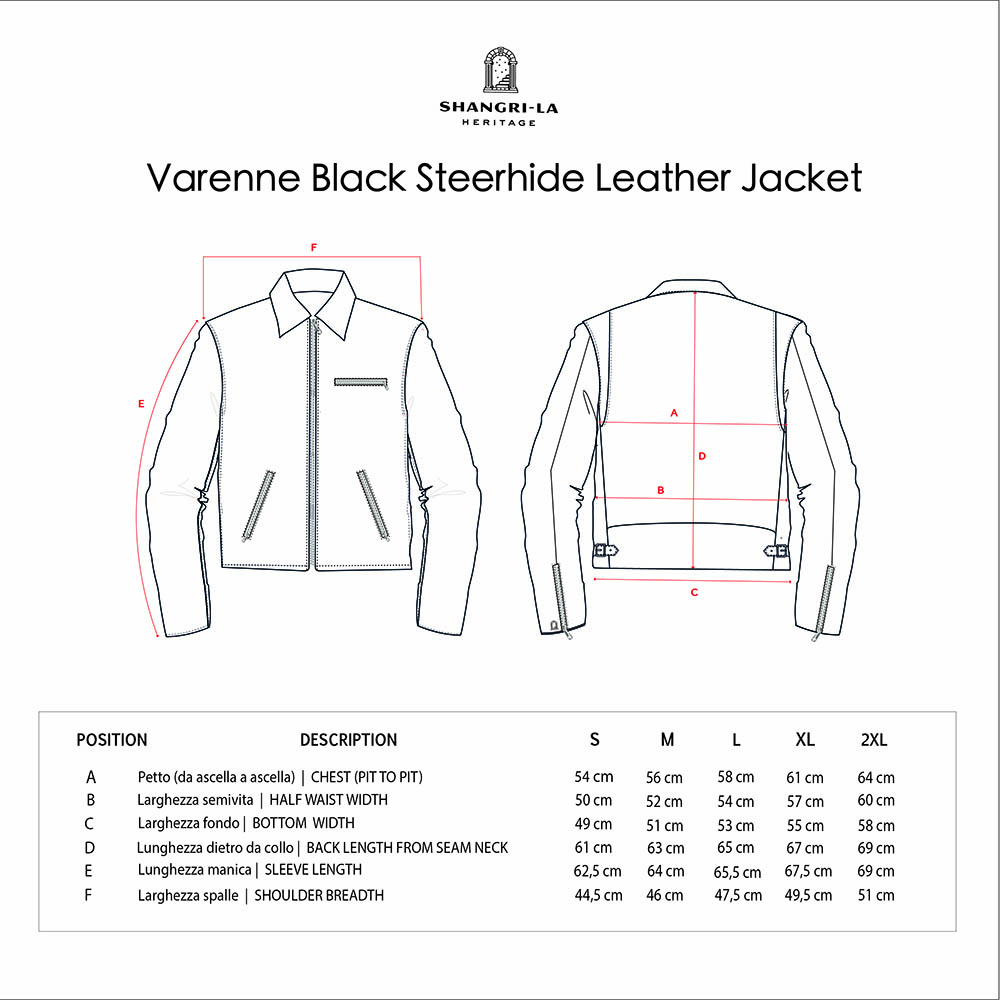 Veste en Cuir Noir &quot;Varenne&quot;