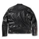 Veste en Cuir Noir &quot;Café Racer&quot;