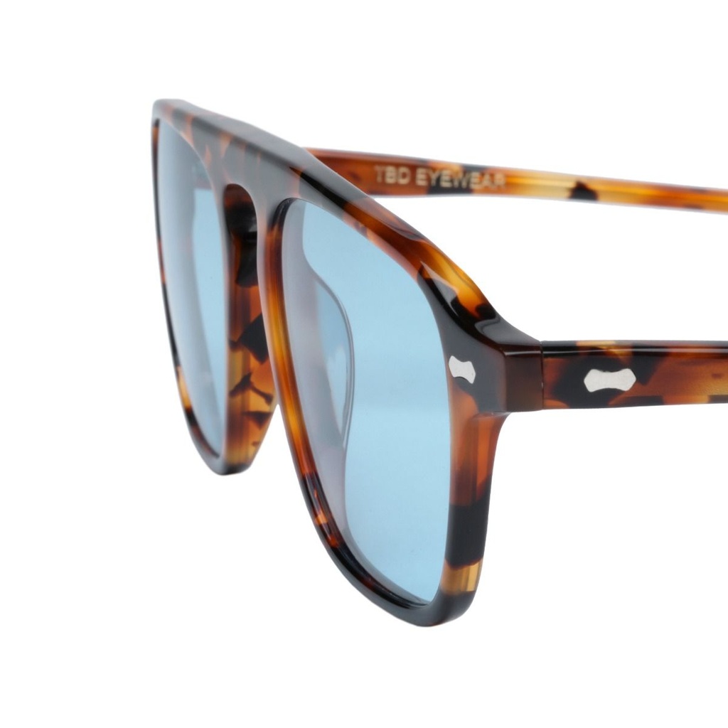 Lunettes de Soleil Panama Ambre et bleu