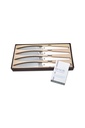 Coffret de 4 couteaux de table Ovalie Blanc