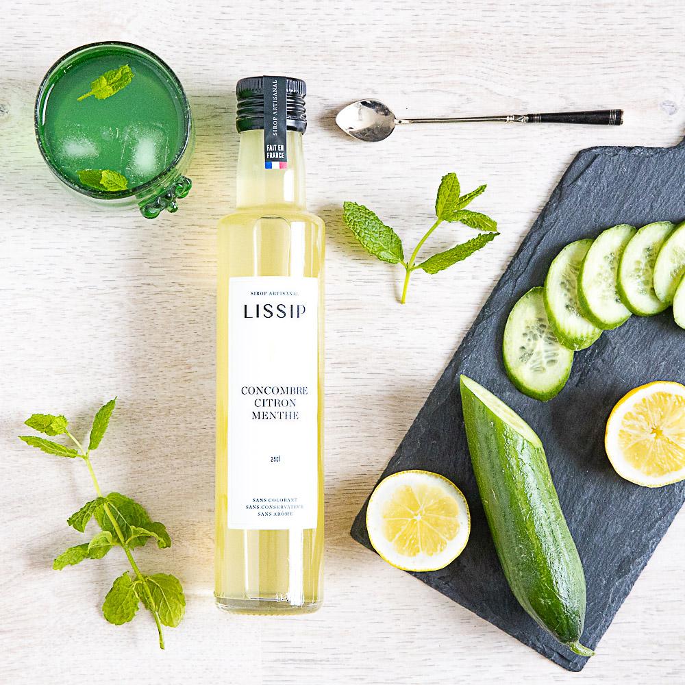 Sirop artisanal Concombre | Citron | Menthe - 25cl