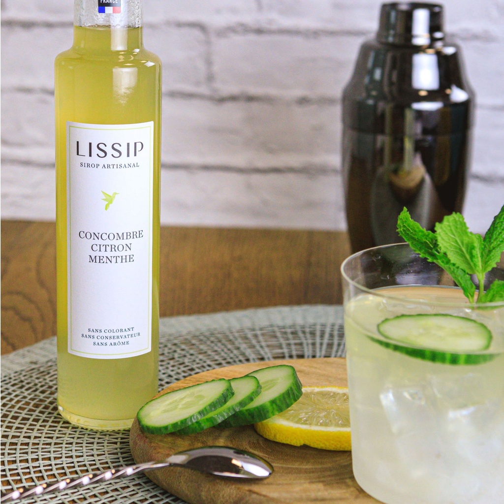 Sirop artisanal Concombre | Citron | Menthe - 25cl