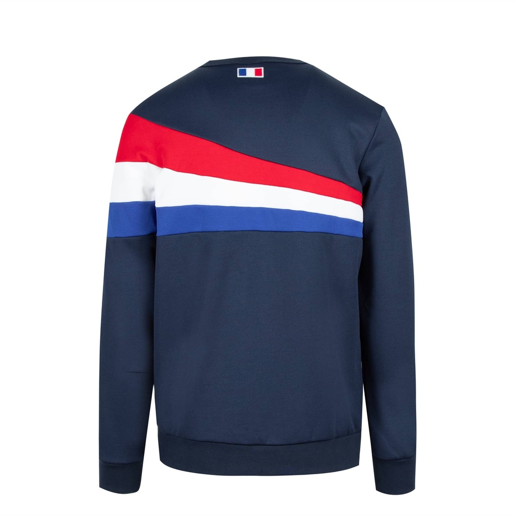 Pull col rond équipe de France FFR Le Coq Sportif