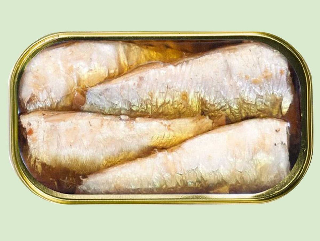 Sardines à l'huile d'olive biologique