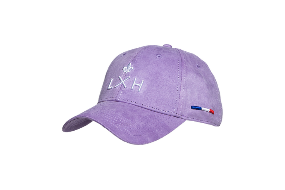 Casquette Suédine &quot;Monte-Carlo&quot; lilas