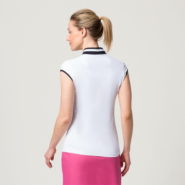 Polo manche retroussées pour Femme