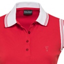 Polo sans manche rouge pour Femme