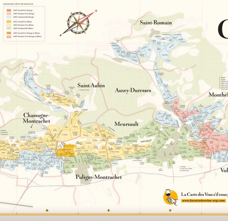 Cartes des Climats de Bourgogne