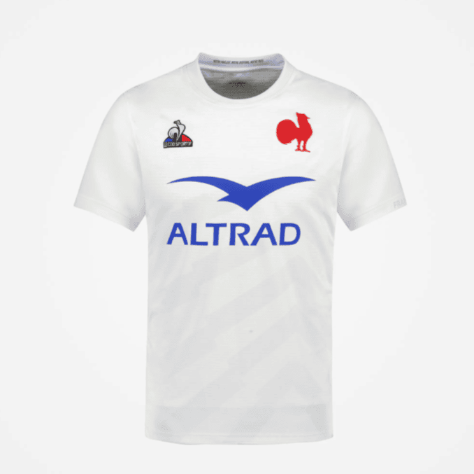 Maillot équipe de France de Rugby Blanc 22/23