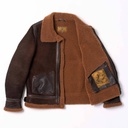 “Aviatore” B-3 Castagno Shearling Jacket