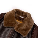 “Aviatore” B-3 Seal Brown Shearling Jacket