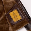 “Aviatore” B-3 Seal Brown Shearling Jacket