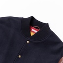 “Varsity” Navy Blue Wool Jacket