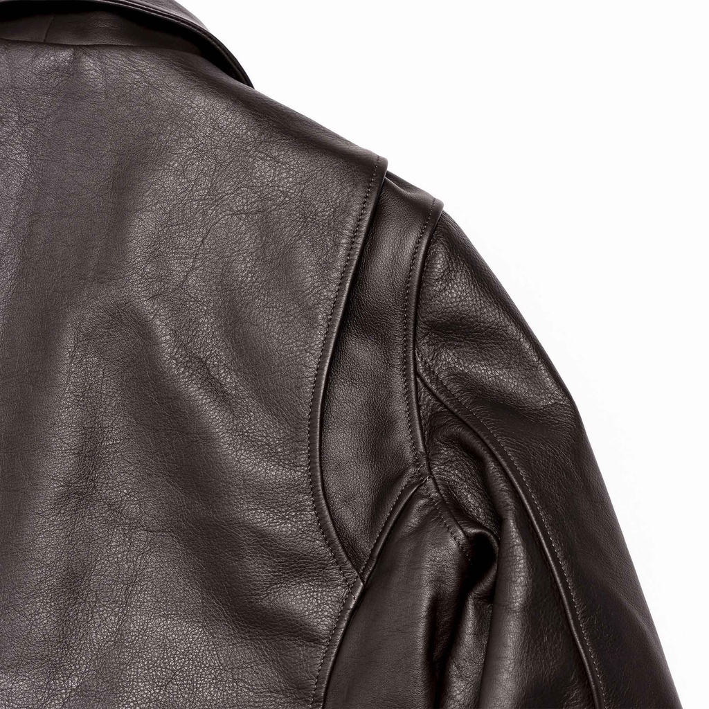 “Varenne” Brown Leather Jacket