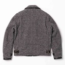 “Varenne” Grey Herringbone Wool Jacket