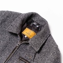 “Varenne” Grey Herringbone Wool Jacket