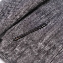 “Varenne” Grey Herringbone Wool Jacket