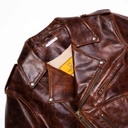 “Chiodo” Whiskey Horsehide Leather Jacket