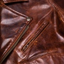 “Chiodo” Whiskey Horsehide Leather Jacket