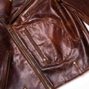 “Chiodo” Whiskey Horsehide Leather Jacket