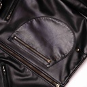 “Chiodo” Black Steerhide Leather Jacket