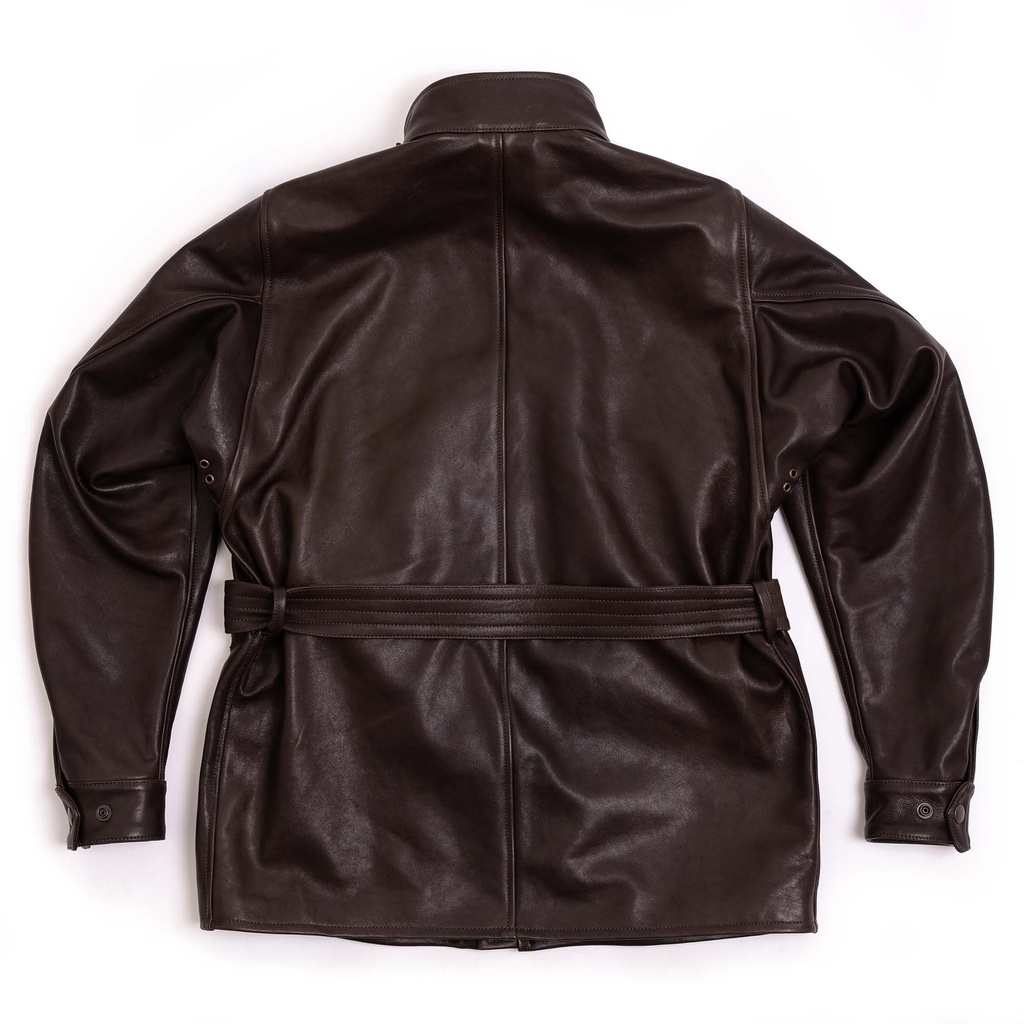 “Explorator” Testa di Moro Leather Jacket