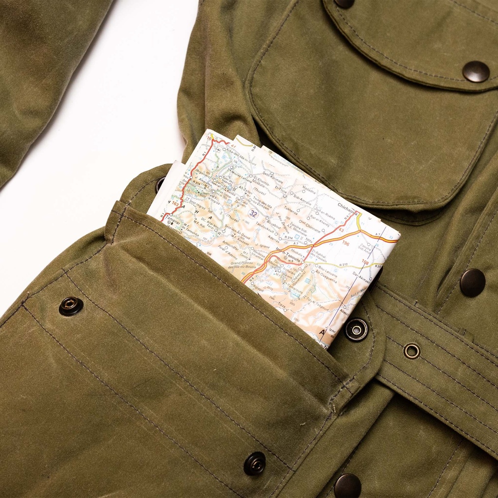 “Explorator” Army Waxed Canvas Jacket