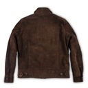 “Terracotta” Brown Suede Jacket