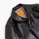 “Cossack” Black Horsehide Leather Jacket