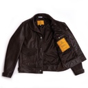 “Cossack” Testa di Moro Lambskin Leather Jacket