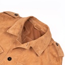 “Safari” Camel Suede Jacket