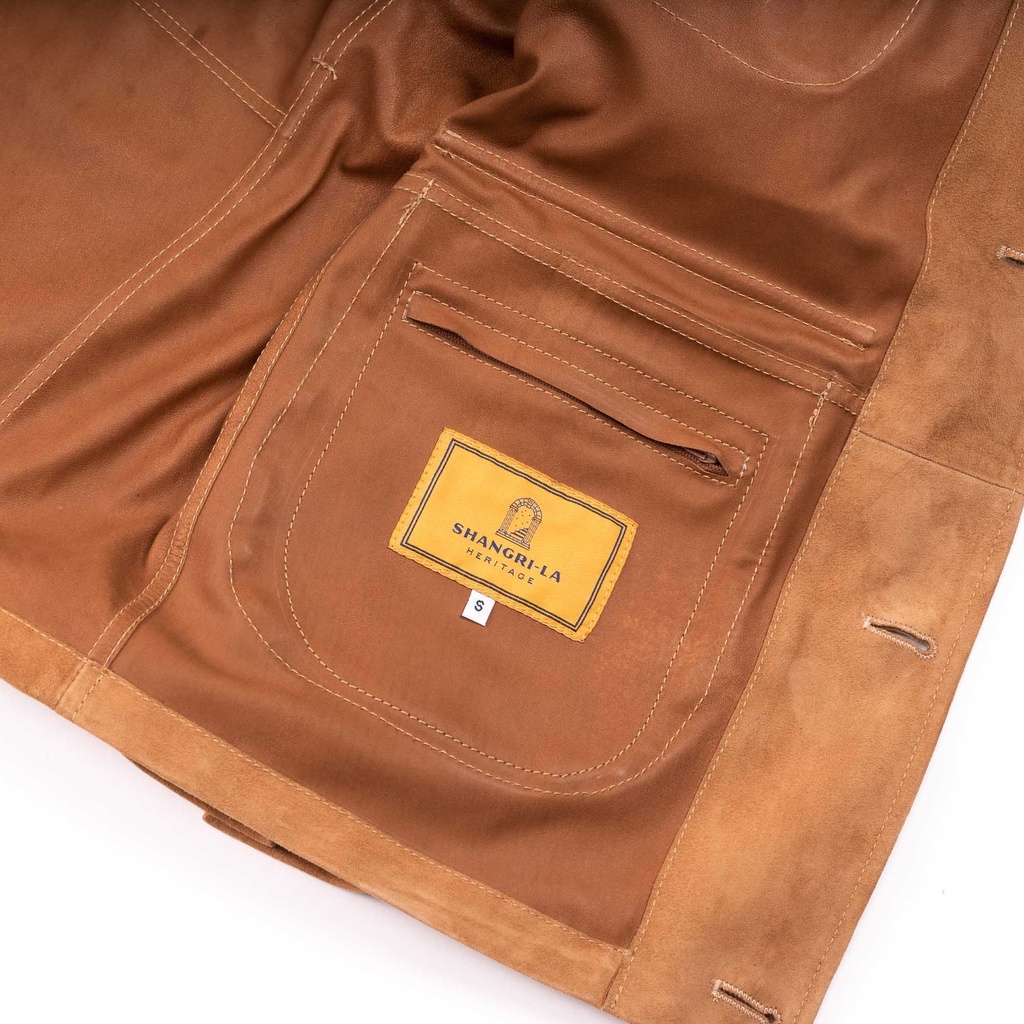 “Safari” Camel Suede Jacket