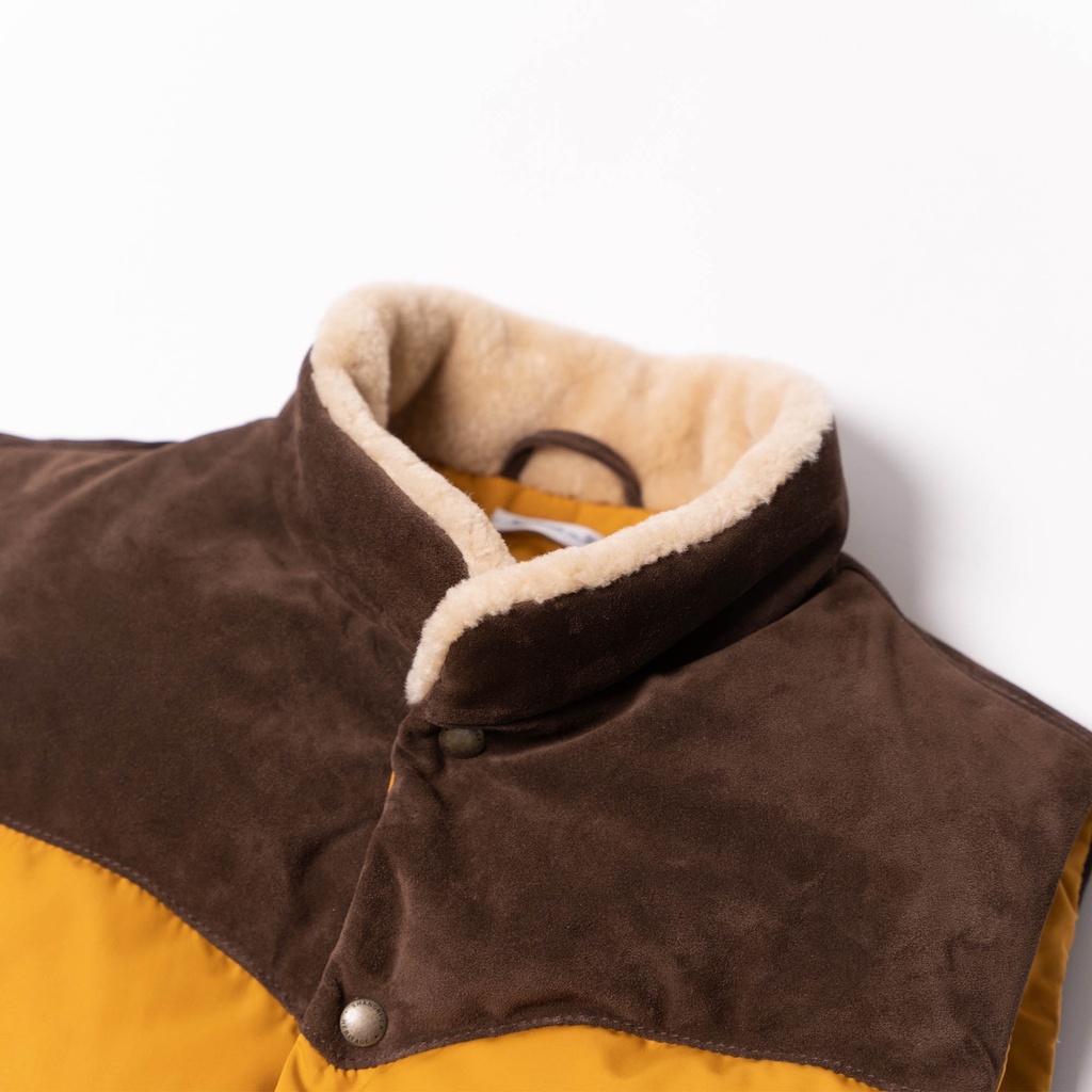 “Bivacco” Yellow Western Down Vest