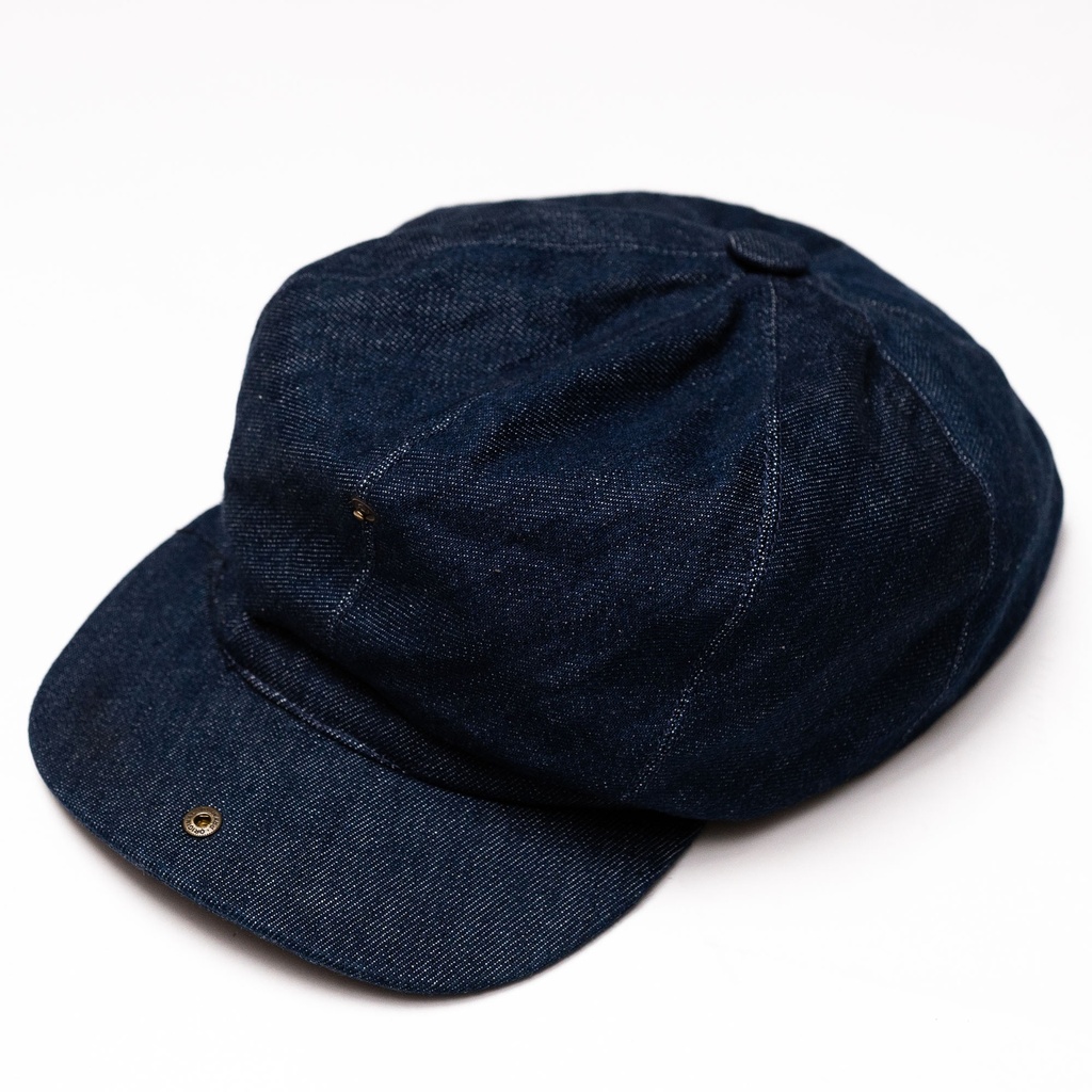 “Outlaw” Selvedge Denim 8 Panel Riders Cap