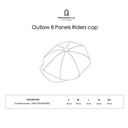 “Outlaw” Selvedge Denim 8 Panel Riders Cap