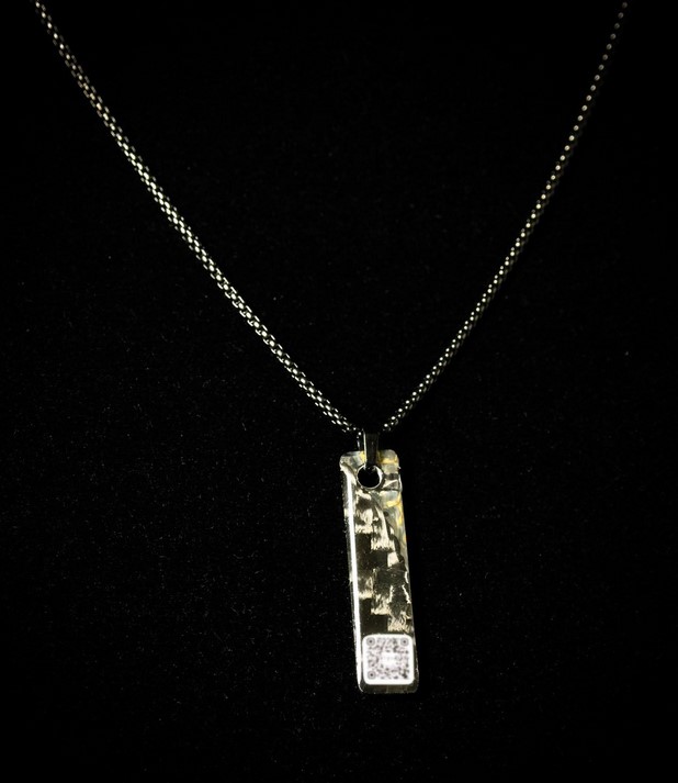 Pendentif Carbone F1 Carlos Sainz Jr