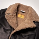 Manteau “Ranch” Vintage Black Shearling Coat