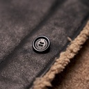 Manteau “Ranch” Vintage Black Shearling Coat