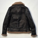 Veste &quot;“Aviatore” B-3 Vintage Black Shearling Jacket