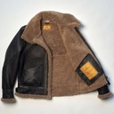 Veste &quot;“Aviatore” B-3 Vintage Black Shearling Jacket