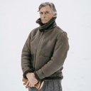 Veste &quot;Aviatore&quot; B3 Badalassi Muschio Shearling Jacket