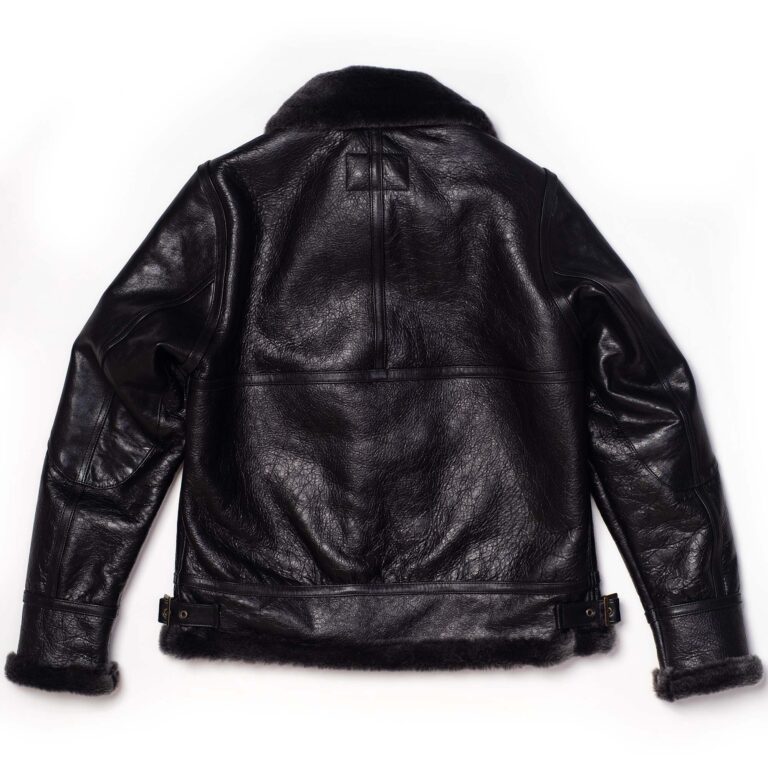 Veste “Aviatore” B-3 Black Shearling Jacket