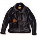 Veste “Aviatore” B-3 Black Shearling Jacket