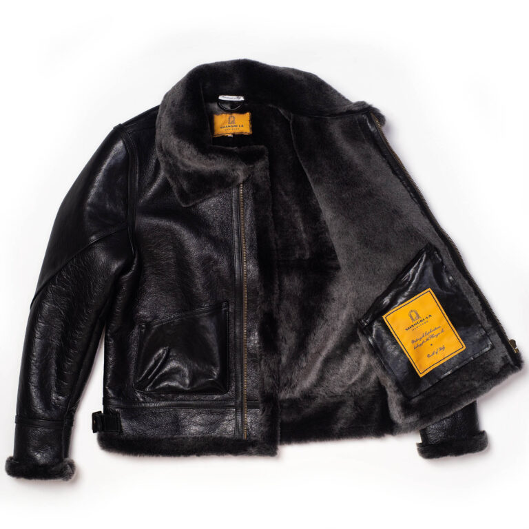 Veste “Aviatore” B-3 Black Shearling Jacket