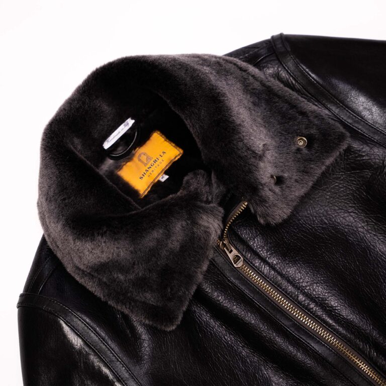 Veste “Aviatore” B-3 Black Shearling Jacket