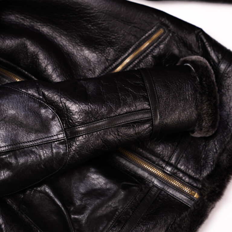 Veste “Aviatore” B-3 Black Shearling Jacket