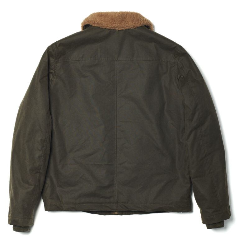 Veste &quot;“Deck” N-1 Army Green Waxed Canvas Jacket